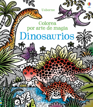 DINOSAURIOS.(COLOREA POR ARTE DE MAGIA)