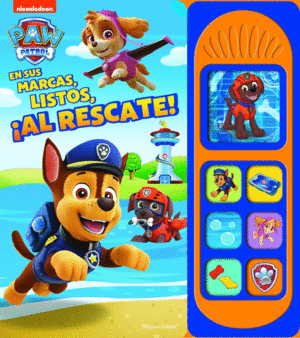 EN SUS MARCAS, LISTOS, �AL RESCATE!  7 BOTONES CON SONIDO PATRULLA CANINA LSB