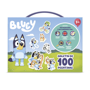 MI MALETN DE 100 PEGATINAS BLUEY