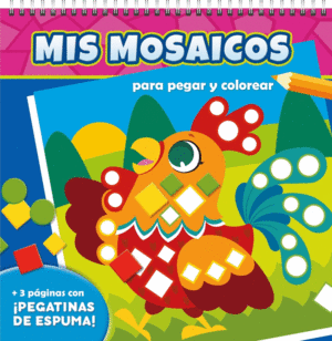 MIS MOSAICOS PARA PEGAR Y COLOREAR. ANIMALES DOMESTICOS
