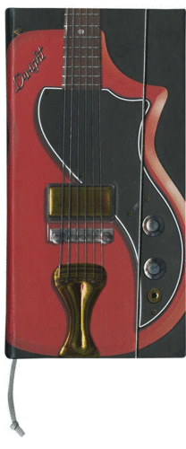 LIBRETA PEQUEA DWIGHT VALCO SUPRO (GUITARRA ROJA)