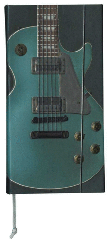 LIBRETA PEQUEA GIBSON LES PAUL (GUITARRA VERDE)