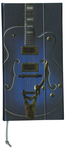 LIBRETA PEQUEA GRETSCH 6120 (GUITARRA AZUL)