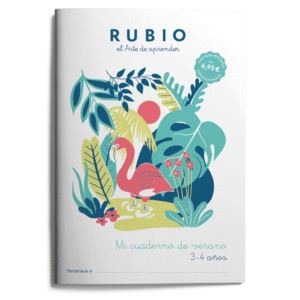 MI CUADERNO DE VERANO RUBIO. 3-4 A�OS