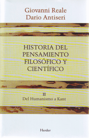 HISTORIA DEL PENSAMIENTO FILOSFICO Y CIENTFICO II