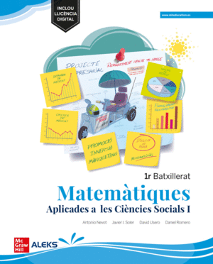 MATEMTIQUES APLICADES A LES CINCIES SOCIALS 1R BATXILLERAT - MEDITERRNIA