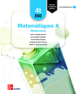 MATEMTIQUES A 4T ESO - MEDITERRNIA