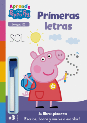 PRIMERAS LETRAS (LIBRO-PIZARRA) (PEPPA PIG. CUADERNO DE ACTIVIDADES)