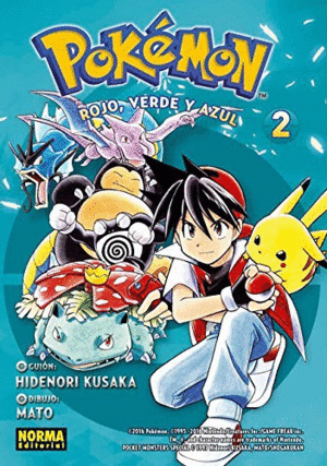 2.POKEMON ROJO, VERDE Y AZUL.(COMIC)