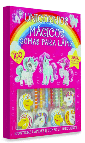 UNICORNIOS MAGICOS - GOMAS PARA LAPIZ