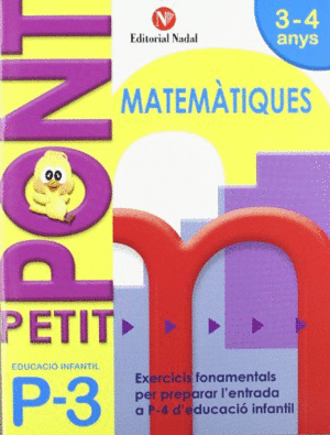 PETIT PONT P3, MATEMTIQUES, EDUCACI INFANTIL