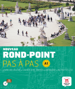 NOVEAU ROND POINT PAS � PAS A1  LIVRE DE L��LEVE+ CAHIER D'EXERCISES + CD