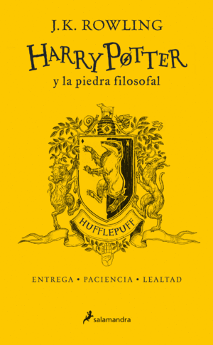 HARRY POTTER Y LA PIEDRA FILOSOFAL. HUFFLEPUFF