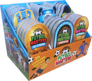 ESTUCHE CON 24 EJEMPLARES SURTIDOS F�TBOL M�STERS