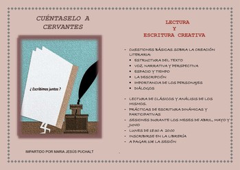 Cuntaselo a Cervantes - Lectura y escritura creativa